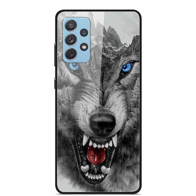 For Samsung A52 5G 4G Cases A52s 5G Tempered Glass Hard Back Cases For Samsung Galaxy A52 5G Phone Covers Funda A 52s 2022 A528B