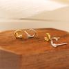 Korean Style Simple Moon Earrings for Women Niche Design Light Luxury Crescent Earrings Temperament Earrings