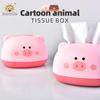 Cute Pig Bear Desktop Tissue Box