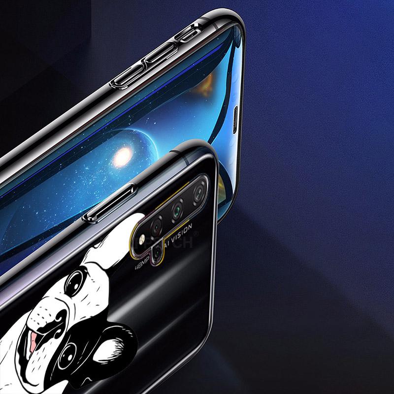 Cute Brindle Frenchie Puppy For Huawei Y9S Y6S Y8S Y9A Y7A Y8P Y7P Y5P Y6P Y7 Y6 Y5 Pro Prime 2020 2019 Soft Phone Case