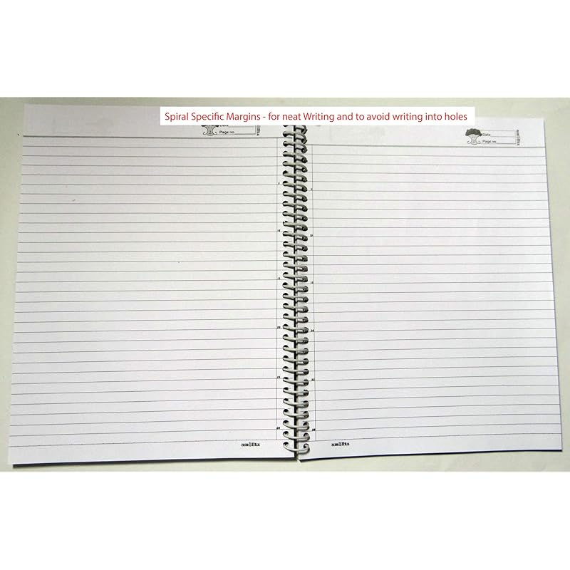 

Amblitz Spiral Notebook (A4, 300 Pages) Single Line Ruled - Pack Of 2 Regular