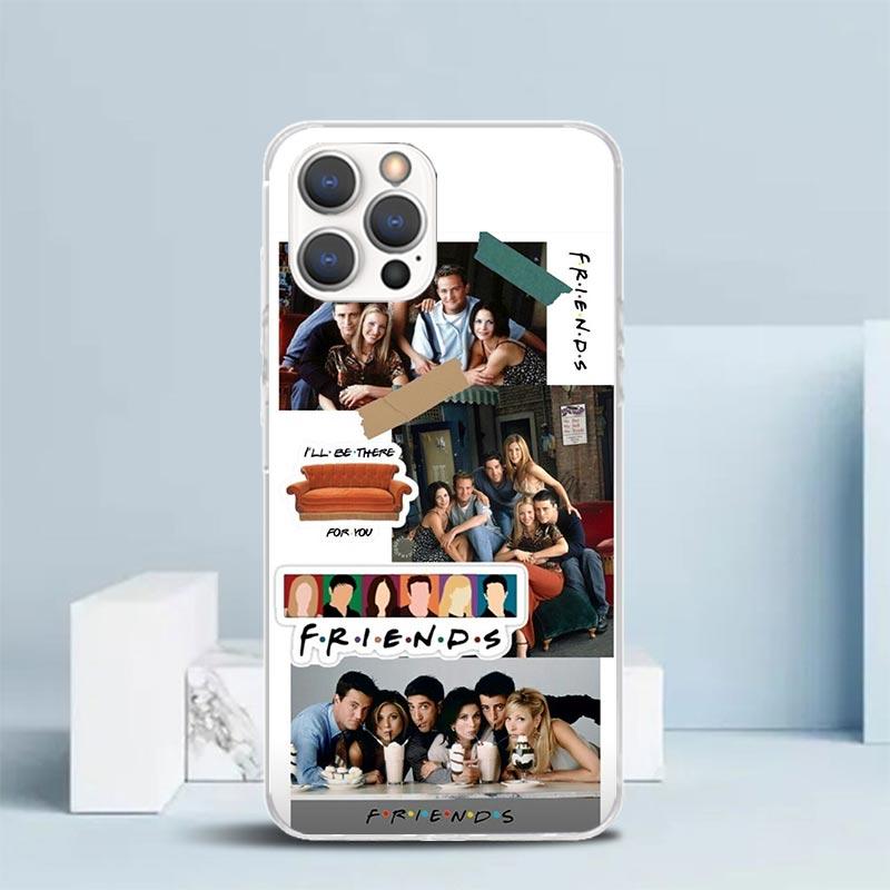 Friends Tv Show Funny Family Phone Case For IPhone 16 17 Air 16E 15 14 Plus 13 Mini 12 11 Pro Max 7 8 + SE 2020 Soft TPU Back Co
