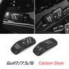 Interior Steering Wheel Headlight Switch Control Cover Wiper Switch Trim for VW Golf 7 7.5 MK7 Golf 8 MK8 Accessories