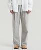 Delma Linen-Touch Semi-Wide Elastic Waist Pants - Sand