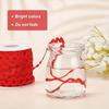 1 Roll 27yd/25m RIC Rac Trim Ribbon Wave Sewing Bending Fringe Trim 5mm/0.2 inch for Sewing Flower Making Wedding Party Lace Rib