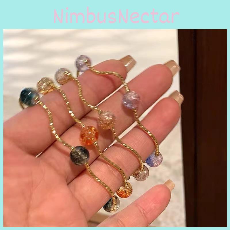 Unique Ethnic Vintage Glass Bracelet For Women With Colorful Beads And Polished Finish