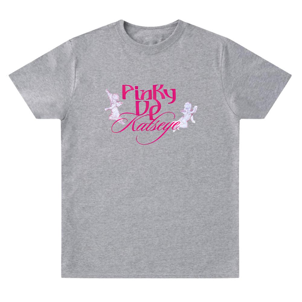 PINKY UP Katseye Kpop T-Shirts Herren Damen Baumwolle Lustiges T-Shirt Rundhals Kurzarm Anime T-Shirts Geschenk für Fan Kleidung Lässiges Oberteil Grafik-T-Shirt