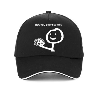 Divertido Oye Se Te Cayó Esto Tu Cerebro Sarcasmo sombrero Harajuku pop Unisex mujeres Gorra de Béisbol Verano Exterior sombreros con visera Snapback hueso