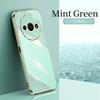 Luxury Square Plating Phone Case On For Xiaomi Redmi A3 RedmiA3 ShockProof Soft Silicone Back Cover