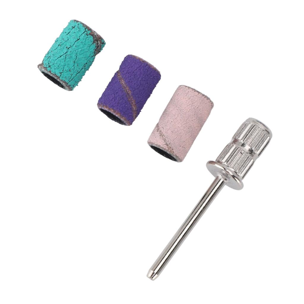 75pcs Small Manicure Sanding Band 80# 120# 180# Exfoliation Professional Sanding Ring Band for Pedicure