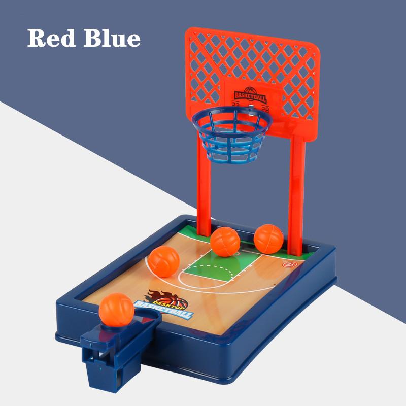Mini-Schreibtisch-Brettspiel Basketballkorb Finger-Schießmaschine Party-Tisch Interaktiver Sport 2-Spieler-Spiele Ballspielzeug für Kinder
