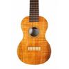 Famous FS-200 Hybrid Series Soprano Ukulele (Made in Japan) with Case (Solid Top, Famous Hawaiian Koa Wood, Classic, Easy to Play, Beginner's Guide)