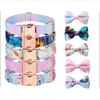 Classic Dog Collar with Bow Tie, Girl Boy Bowtie Quickly Release Buckle, Comfortable Soft Cute Collars for Puppy Small Medium Large Dogs
