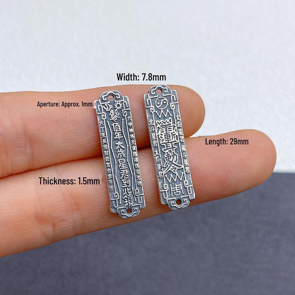 Ciondolo Premium Cinque Vie Dio della Ricchezza: Accessori per Estensione Bracciale e Collana Fai da Te