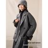 Mohan Yimei Women's Elegant Urban Winter Wool Blend Short Coat
