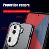KEYSION Stoßfeste Armor-Hülle für OPPO Reno11 11 Pro 5G Weiches Silikon+PC Metallringständer Handy-Rückseite für OPPO Reno 11 5G