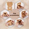 25pcs Kraft Paper Box with Hollow Out Heart Pattern Square Gift Packaging Box Candy Box Small Gift Box