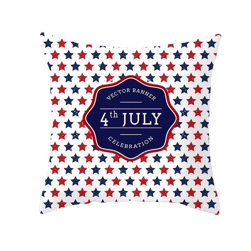 American Flag Independence Day Pillow Case Holiday Gift Home Decor Pillow Case