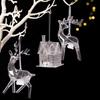2025 neue Rentier Weihnachtsornamente Acryl Hirsch Tischornamente Beleuchtete Weihnachtsbaumhaus Dekorationen Andenken