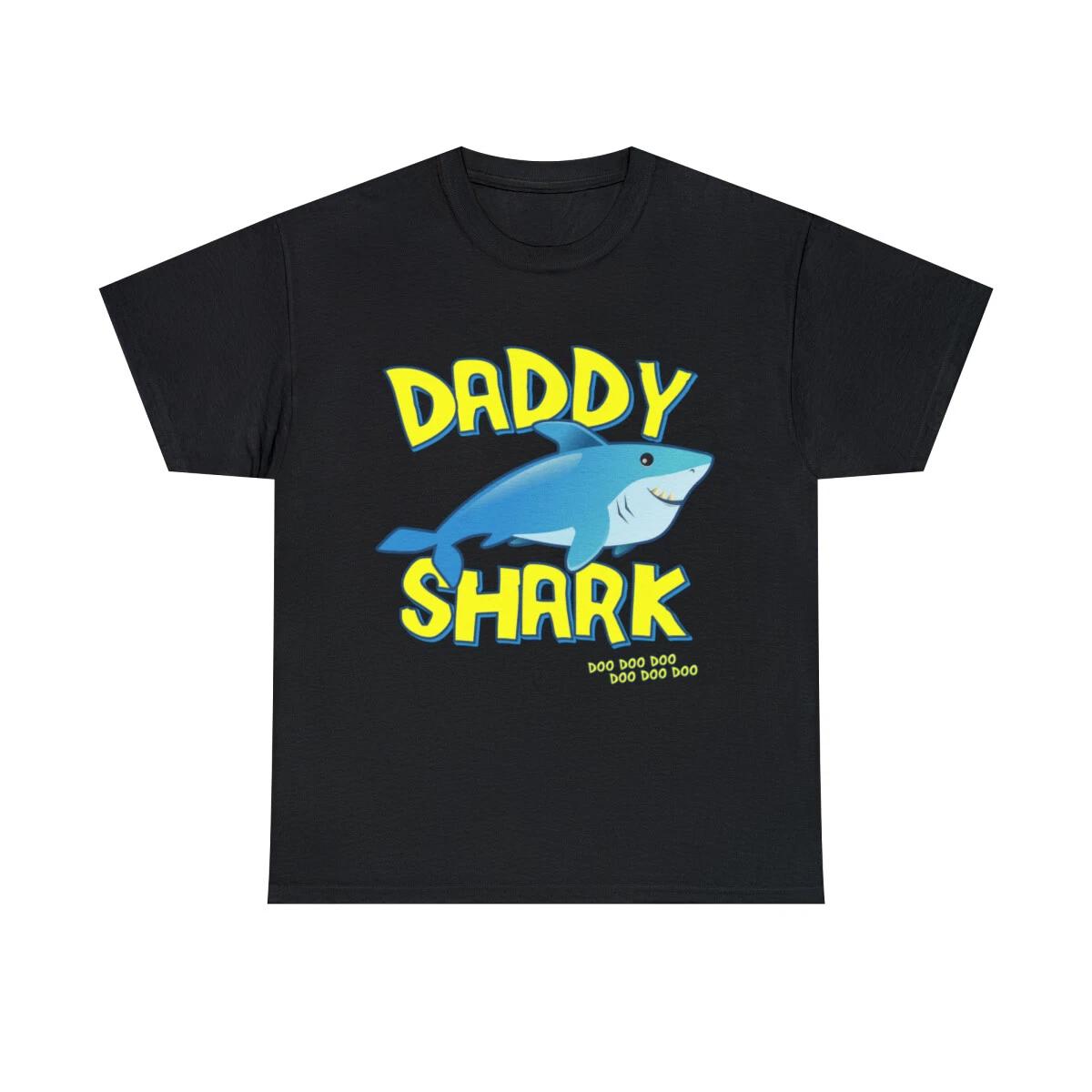 Daddy Shark Father s Day Gift Graphic Tee Shirt M