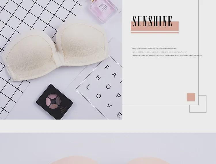 Miracle Strapless BH - Dames Draadloos, Gevormd, Sexy Onzichtbare BH voor Trouwjurken