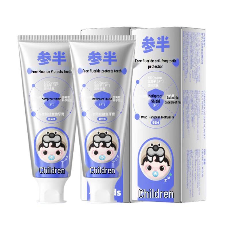 Canban Kids Fluoride Toothpaste (Grape Flavor)