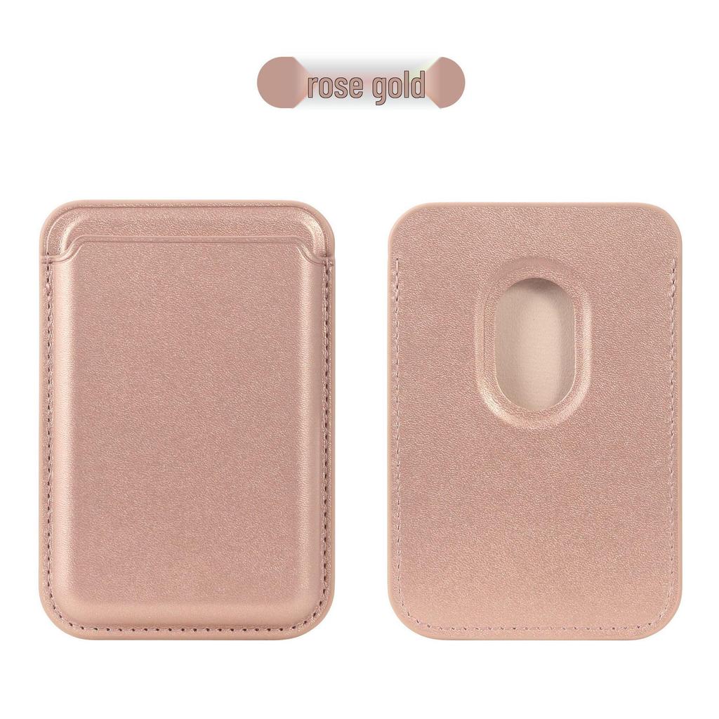 Porte-cartes en cuir MagSafe pour iPhone 17/16/15 - Pochette magnétique résistante