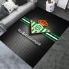 Nueva Alfombra Rug para el Hogar Real Betis 2025 para Sala de Estar Dormitorio Decoración de Sofá en Casa, Alfombra de Piso Antideslizante para Jugar Niños