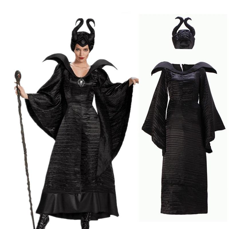 Sleeping Spell Black Witch Halloween Witch Costumes, Bar Party Dresses, Show Parties