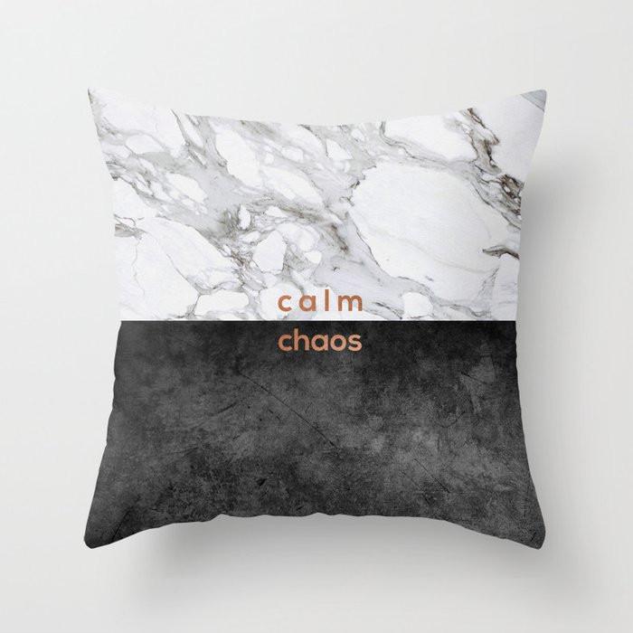 Luxury Gray Retro Marble Black Onyx Print Pattern Cushion Cover Home Living Room Sofa Decoration Pillow Pillow Cover 40X40CM