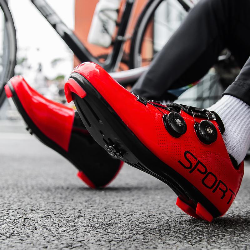 Men Road Cycling Boots Bikes Shoe Sport Lock Cleats Speed Racing Bicycle Shoes Unisex MTB Sneaker Male Cycle Women Sneakers