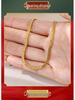 Vietnam Gold Sand Necklace - Luxurious Braided Choker with Long-Lasting Color Retention