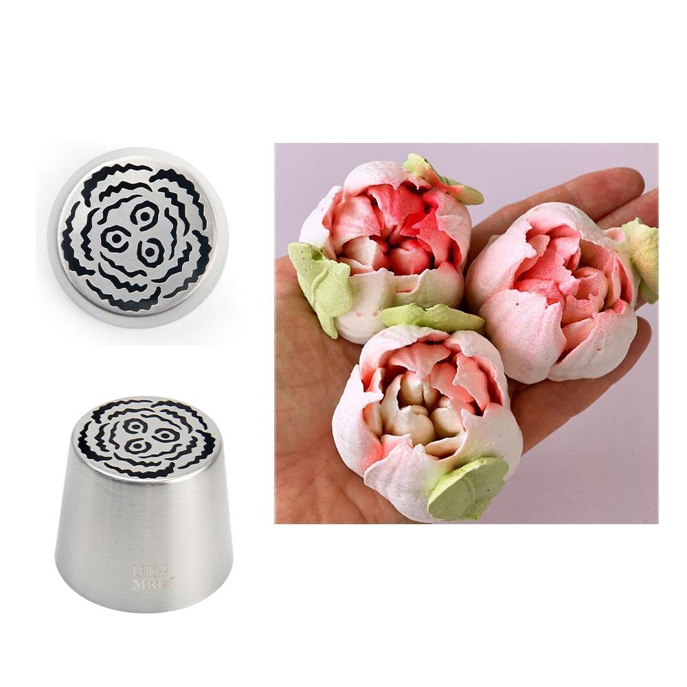 Large Size Pastry Piping Nozzle Stainless Steel Cream Piping Tips Russian Icing