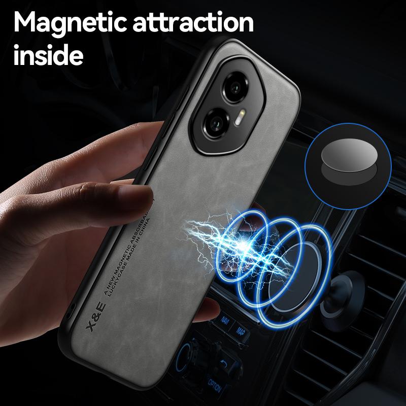 Magnetic Suede Leather Case For Honor 400 Pro Honor400Pro 5G Shockproof Matte Silicone Soft Case Cover
