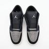 HJ4360-001 Nike Air Jordan 1 Low Dark Black Denim Light Smoke Grey Sail (Men's)