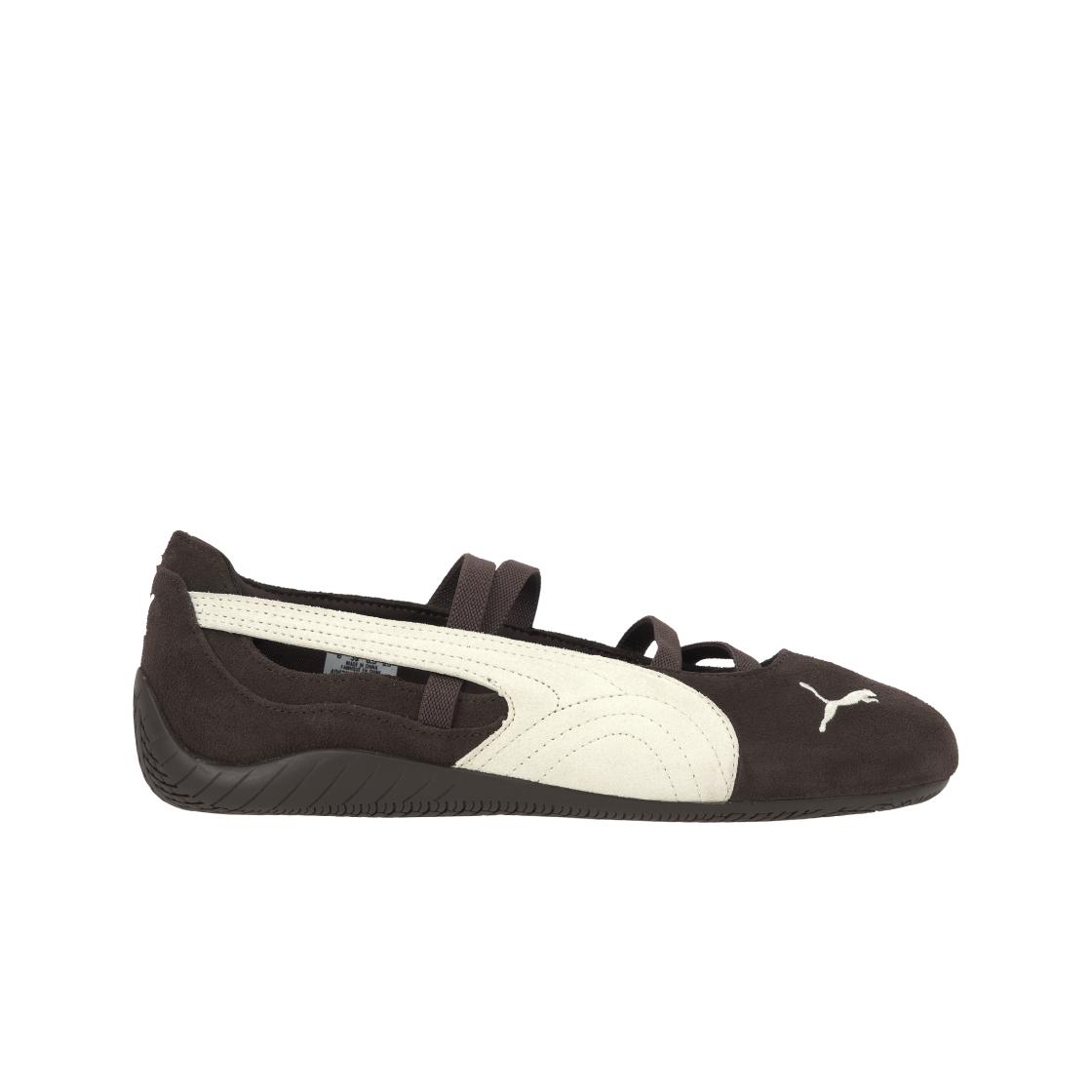 Puma Speedcat Ballet Dunkle Schokolade Damen Sneaker Braun Warm-Weiß 406758-02 38.5