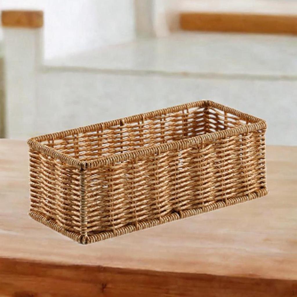 Elegante Cesto Contenitore in Rattan per l'Organizzazione della Casa