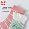 Mao Ren Girls' Summer Antibacterial Lace Mesh Mid-Calf Socks