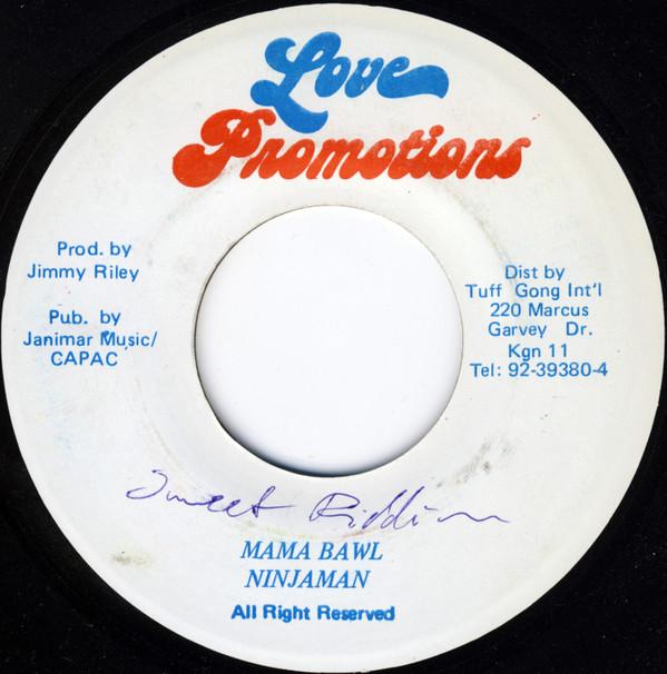 7inch Record NINJAMAN - Mama Bawl NONE Love Promotions Jamaica Reggae, Ska & Dub Used