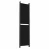 Vidaxl 6-Panel Room Divider, Black, 300X200 Cm, Fabric