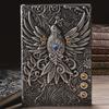 Phoenix Diamond European Retro PU Notebook & Travel Diary