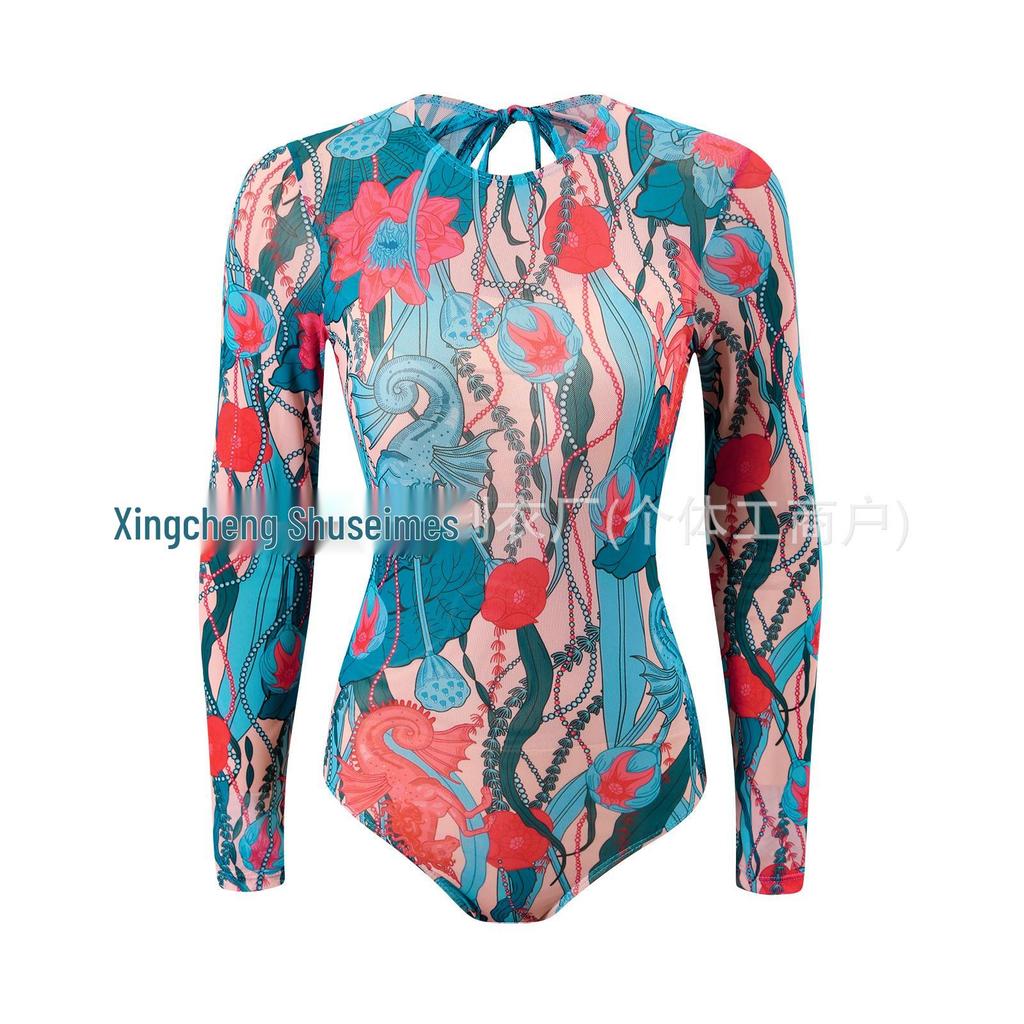 Women's Mesh Swimsuit with Sun Protection