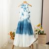 Yunnan Handmade Tie-Dye French Halter Tank Dress - Versatile Summer Style for Women