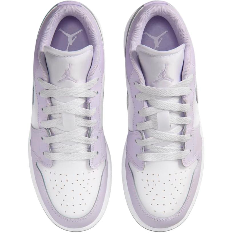 Air Jordan 1 Low GS Violet Mist Kids Sneakers Pink Barely-Grape White 553560-502