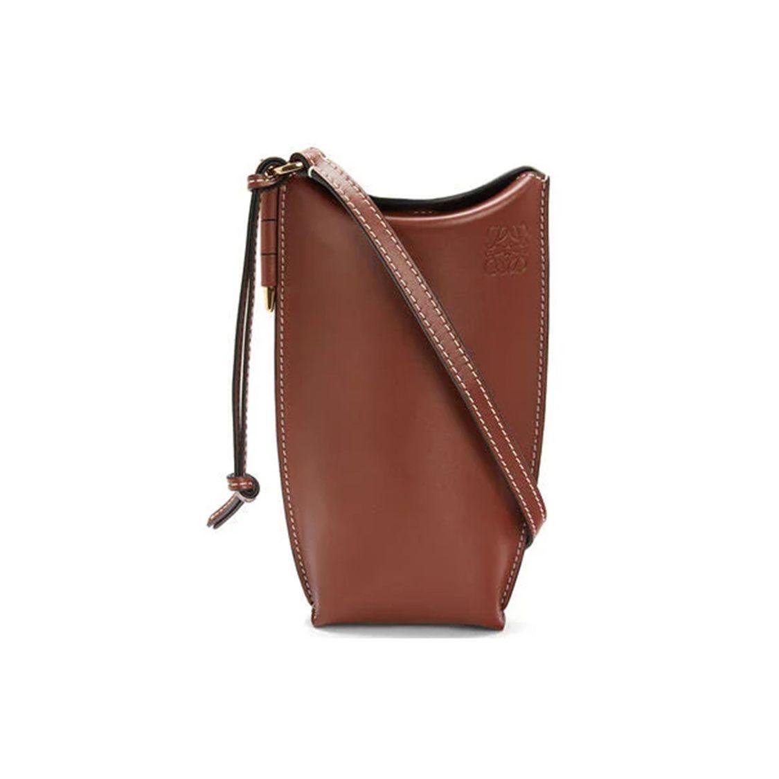 

Loewe Gate Pocket Bucket Bag Soft Cowhide Shoulder Crossbody Bag Women Bags Caramel-Brown 10930Z42-7889 Basic Set (Bag+Dust Bag)