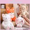 Cute Animal Fox Cat Bear Rabbit Plush Doll Stuffed Toy For Babies High Quality And Adorable