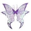 Magical Sparkling Fairy Wings Two-color Flower Butterfly Costume Wings Colorful Angel Wings for Women Girls