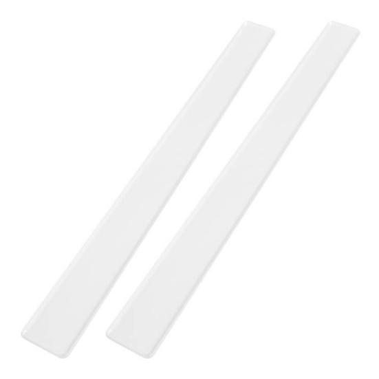 

2Pcs Measuring Rectangle Dough Strip Transparent Acrylic Pizza Cookies Dough Thickness Strip Kitchen S