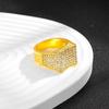 Men's Three-Dimensional Diamond-Studded Hip Hop Fashion Ring