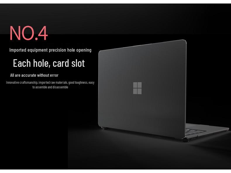 Transparent Protective Case for Microsoft Surface Laptop 3/4/5 - 13.5 Inch